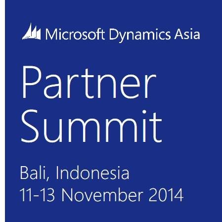 Microsoft Dynamics Asia Partner Summit Official Twitter. We're looking forward to seeing you again this year 11-14th November 2014. Bigger & better than ever.