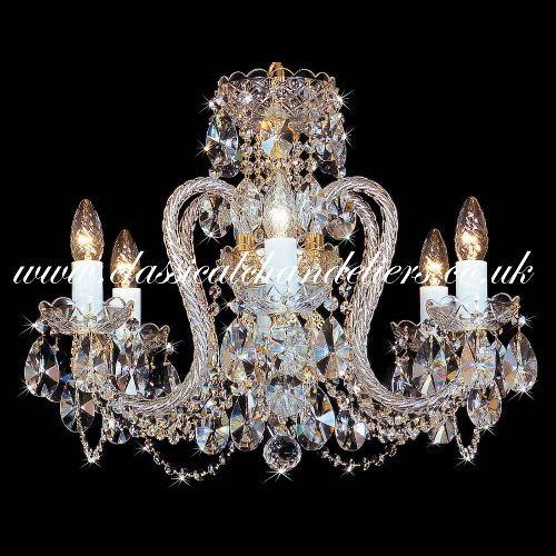 Classical Chandeliers sell exquisite Bohemian crystal chandeliers and other crystal glassware.