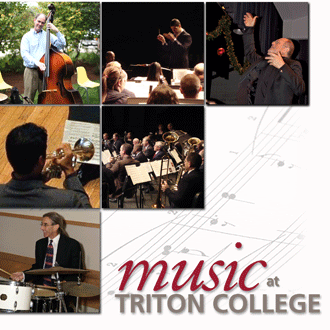 Music study at Triton College prepares students for careers in music education, performance, or music technology.