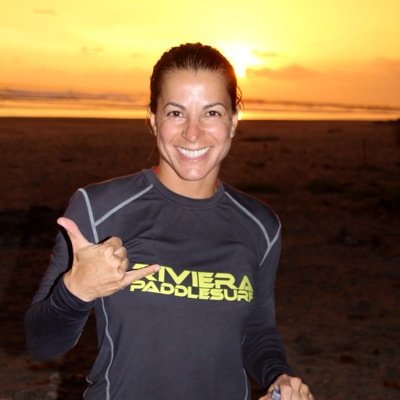 Professional Paddle Boarder sponsored by Riviera Paddlesurf and Virus Performance apparel