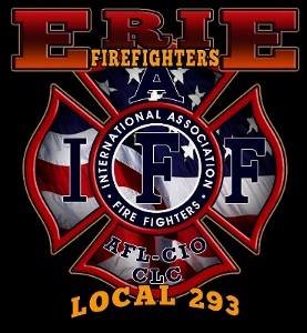 City of Erie Firefighters IAFF Local 293, committed to safety and service.