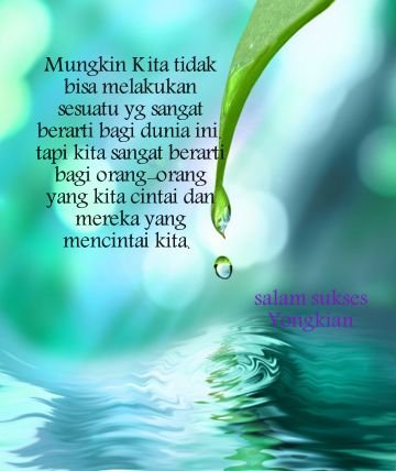 Seorang yang tangguh dan tidak pernah menyerah!