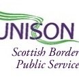 UNISON Borders Branch represents members working in Local Government ,Voluntary Organisations and  after our merger NHS staff in the Scottish Borders.