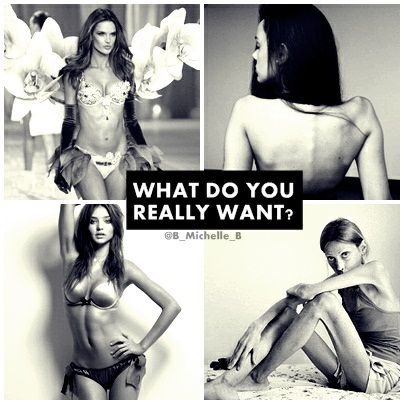 All I want is to be skinny. Perfect. Without Fat. Like her. Like Ana. # ana #mia #cutter #depressed