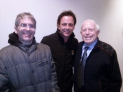 Comments my own. That's me with Doug Gilmour and Superfan Terry Kelly, my dad. Reporter with Durham Region Media Group.