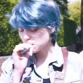 My names Emma im a lesbian. ||unclaimed||OC||RP||FL||wolf||Blue Hair||BITWC||any fandom||