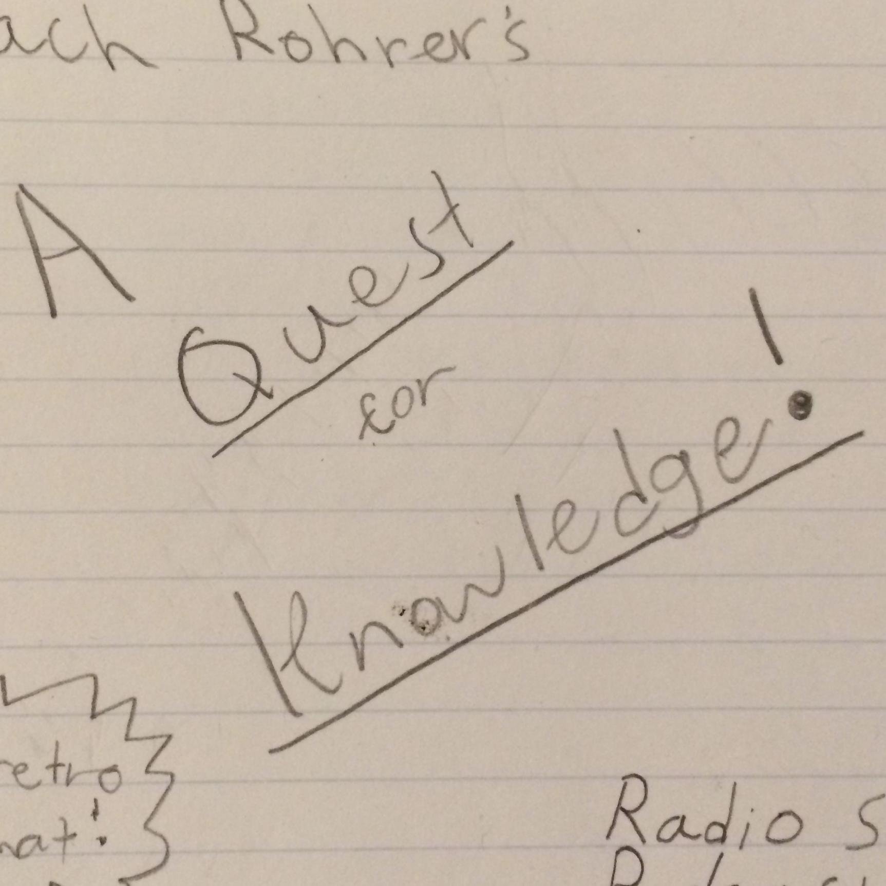 AQforK's profile picture. Zach Rohrer's A Quest for Knowledge! 

Radio Schmadio
Podcast Broadcast