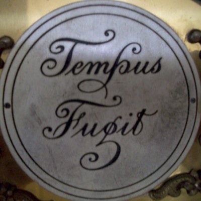 Idealista a punto de precipitarse al vacío, tempus fugit.