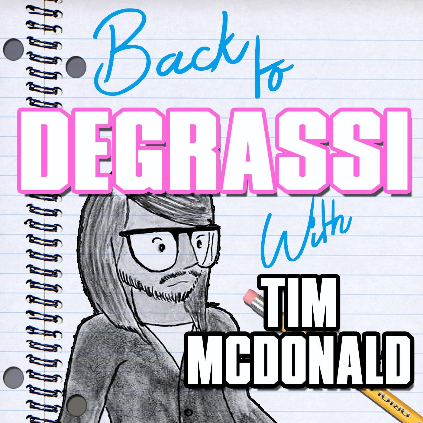 backtodegrassi's profile picture. A Podcast hosted by Tim McDonald re-watching the classic Degrassi Junior High and talking about it with comedians and friends! https://t.co/P1RhtMaxPN