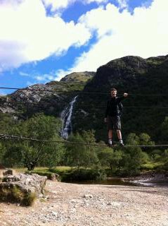 I Love my son!! Hiking, climbing, scrambling, anything that involves mountains.. The bigger they are! The harder they fall!!