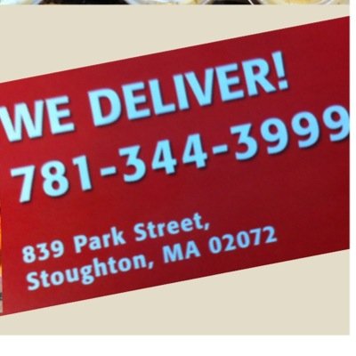 839 Park St Stoughton Ma 1 (781) 344-3999
Voted best Pizza in Stoughton 2015