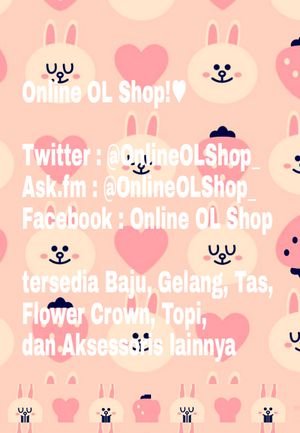 Hi This Trusted Shop | Brg New^Bagus^Keren^Cool, Cek Fav | Pembayaran bisa via Pulsa | Minat?Order Lewat Mention / Ask.fm @OnlineOLShop_ | CP @Cherlyvidilovee ♥