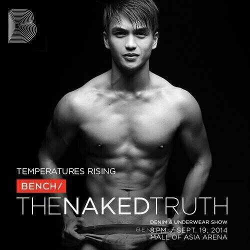Dare to find out THE NAKED TRUTH on September 19. Be a witness to another spectacular DENIM and UNDERWEAR show by BENCH/ at the Mall of Asia Arena.