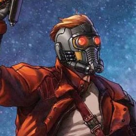 Star-Lord is a superhero. The son of a human mother and alien father. The leader of the space-based superhero team.