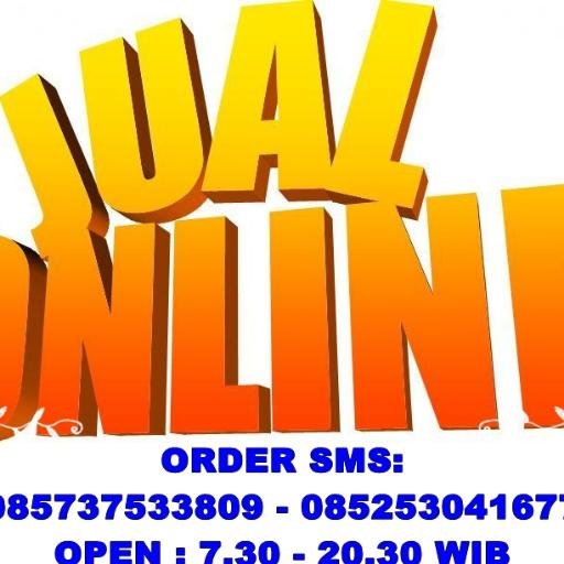 JUAL VIA ONLINE PULSA INTERNET DAN BIASA - TOKEN LISTRIK - VOUCHER TV - V.GAME OL | ORDER SMS: 085737533809 - 085253041677 | (JAM KERJA HANYA: .07.30-20.30 WIB)