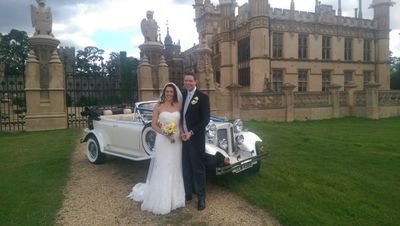 a wedding car company, superb classic and vintage cars and uniformed chauffeurs red carpet and champagne service as standard, herts, beds, cambs.