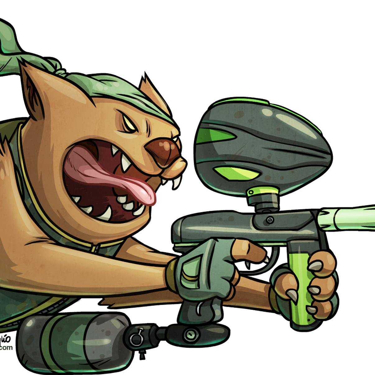 Stop by the Screaming, Flying, Wicked Wombat Burrow for some pulse-raising paintball!