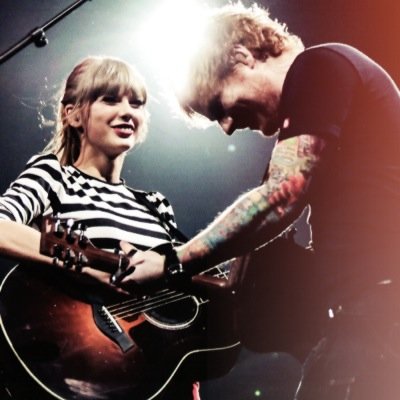 Taylor is queen and Sweeran is life
Red 7/19/13