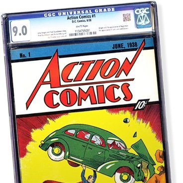 #SUPERMAN 1st Appearance @ActionComics1 Winning bid:US $3,207,852.00
[ 48 bids ]
CGC 9.0 WHITE PAGES