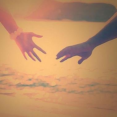 Separated physically but we're connected through hearts...