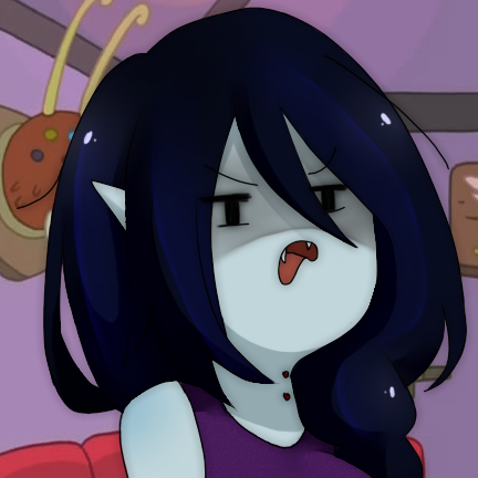 Marcy here. *She winked* I'm a red sucker,thousand years old Vampire Queen. Oh,speakin' of that,I outrank ya,Ms. Bonnibel.~ *She smirked* || #Single