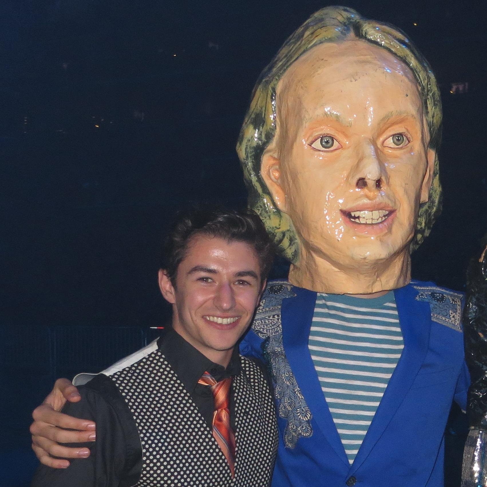 Coy_ill's profile picture. Bleed orange and blue. Purple, yellow, red, and blue.