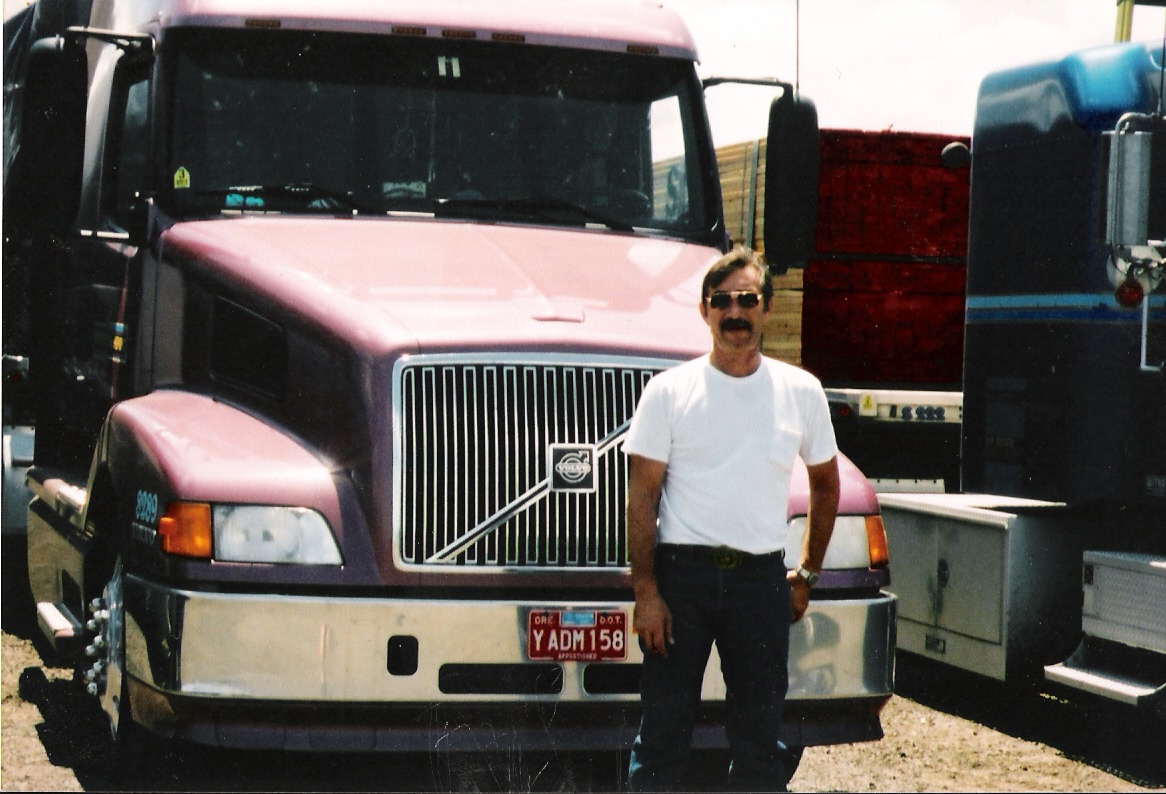 Old Trucker,Vietnam veteran special underwater diver mine disposal unit, retired enjoying time with family