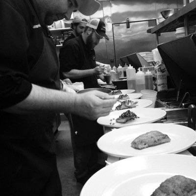 Chef at Meson.  Located at 923 South Peters.