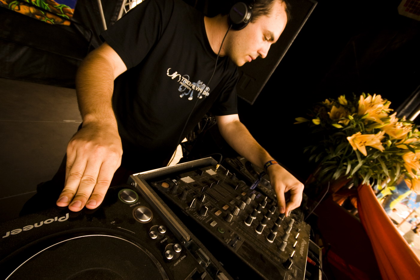 DJ, producer, label and booking manager for Tribal Vision Records