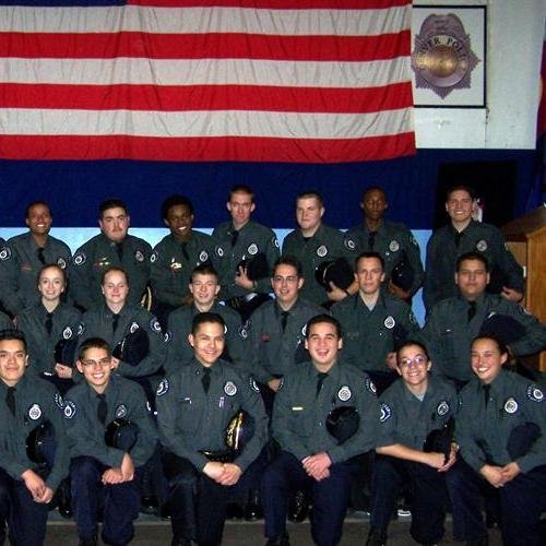 former cop doing school things while doing part time work things