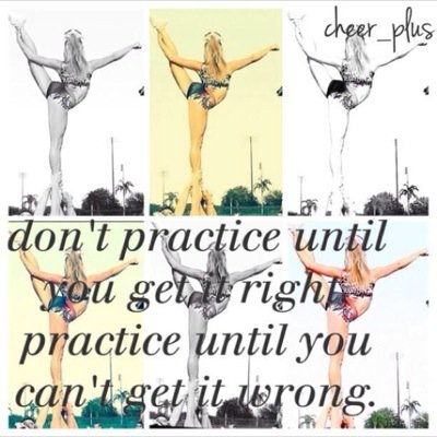 Being a cheerleader is not just claps and chants.