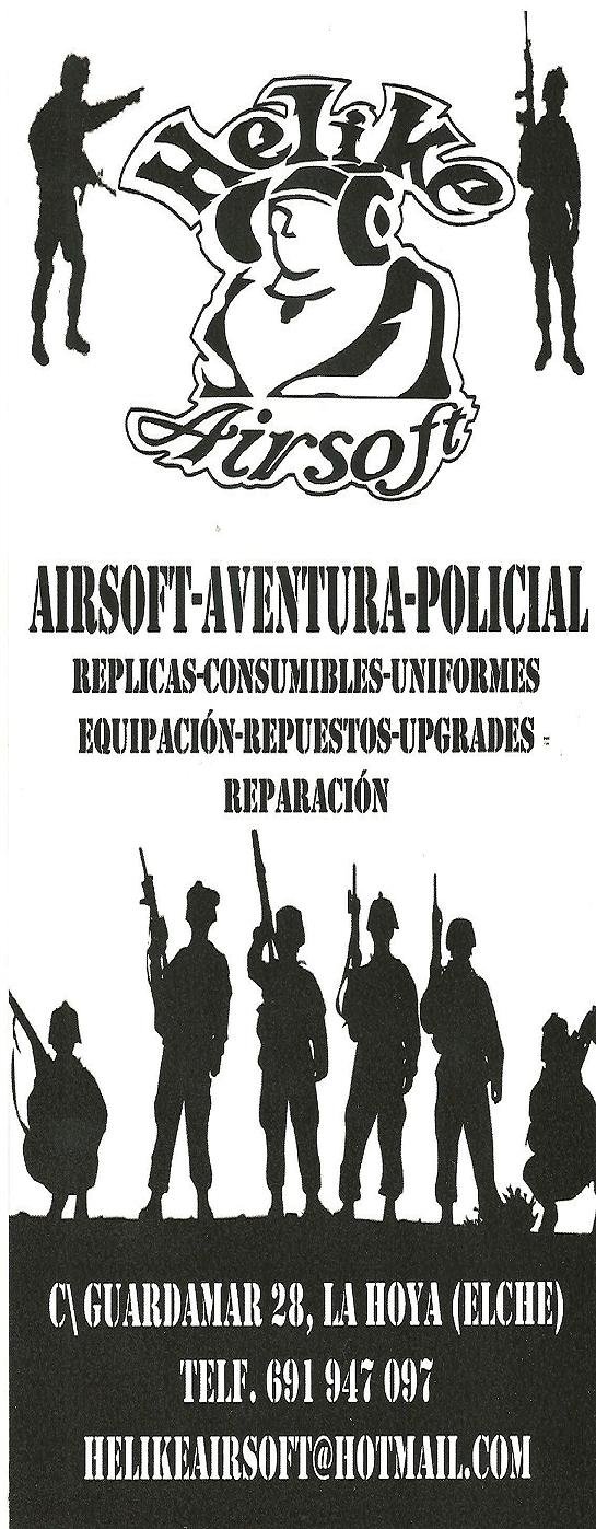 Tu tienda especializada en AIRSOFT EN ELCHE