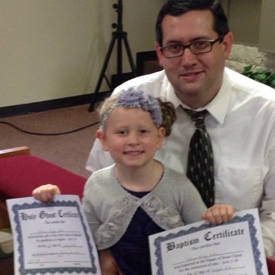 I have a wonderful wife, Jennifer, and three great kids. Pastor of the Pentecostals of West Tulsa.