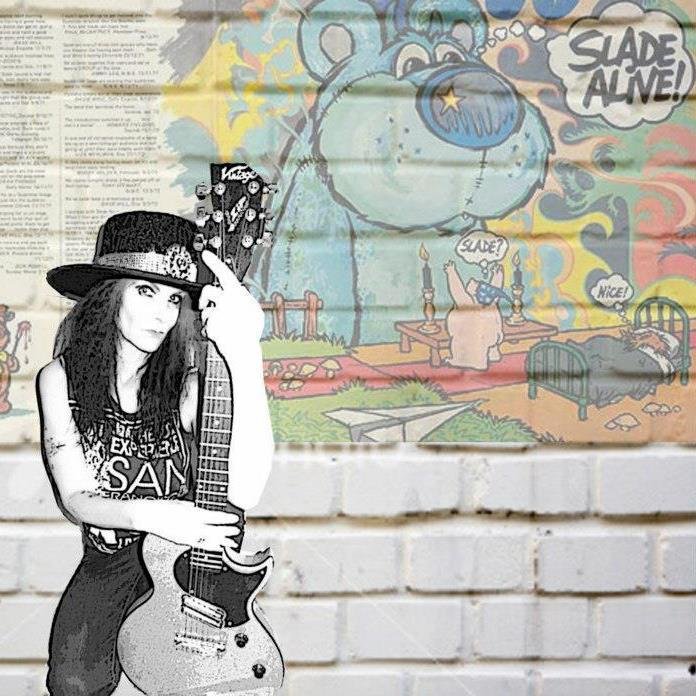 singing songs of darkness and disgrace
vocalist,dj,presenter,digital artist, clothes design and old skool glam rocker