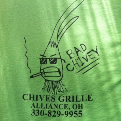 The Official Chives Grille in Alliance, OH! Best place in the area for great food, beer and fun! (330)829-9955