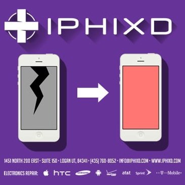 iPhixd is Utah's #1 location for Electronics Repair. iPhones, iPods, iPads, Computers...we do it all!
We also provide the best pricing around on accessories.