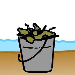 WEAR, GRAB, PICK AND DISPOSE.The concept : when you see garbage laying around in the open wear gloves, grab a bucket, pick the garbage and dispose properly