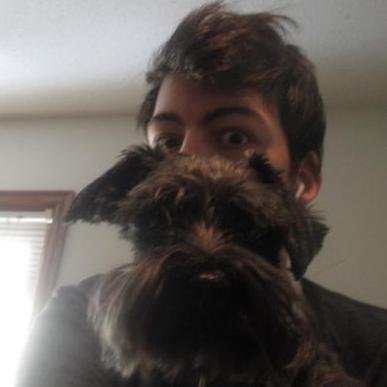 I'm 1/2 of the @Jacob_Tellijohn @LazyAssEater dog family. Sometimes I'm on his Twitch! Check it out *Woof* #Samcobo