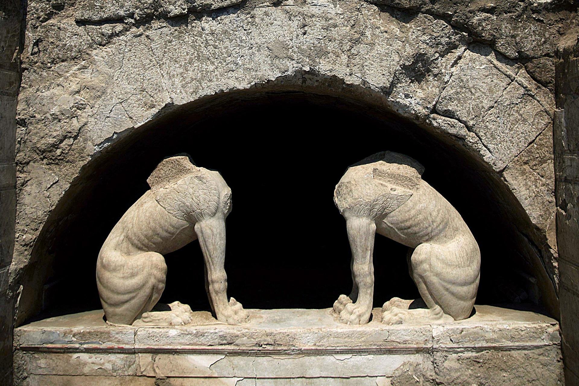 The Amphipolis Tomb. Photos, videos, map and directions.