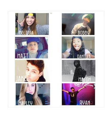 Hi_Janessa's profile picture. I fangirl a lot more than I should.  My Idols- Mason Charles, Hayley Dee, Jake Ryan, Matt King, Daniela Arzola, Robert Ochoa, Ryan Ochoa, and Melissa Collazo.