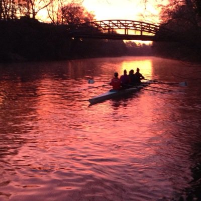 Always sorting out boats. Captain Cook of Derby Rowing Club