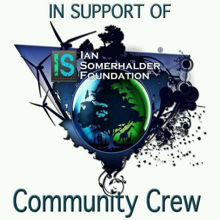 Official approved ISF Community Crew ~ Inspired by @IanSomerhalder & @IS_Foundation #ISFCommCrew