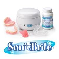 We are changing the way people clean their dental appliance! SonicBriteTM is a washing machine that gets your appliance clean and white.