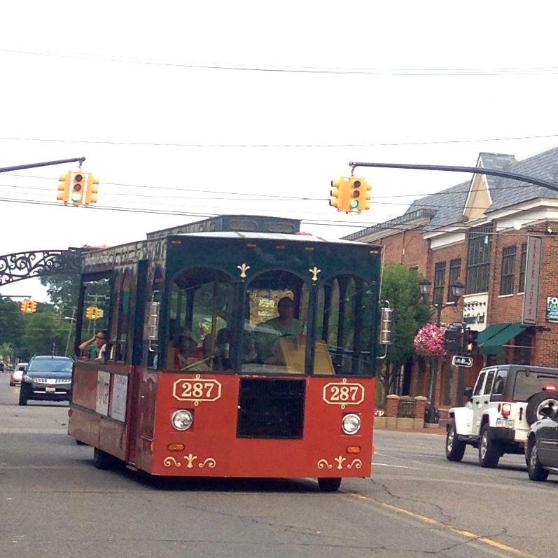 The Grosse Pointe K-Line Trolley aims to serve the community by offering transportation along Kercheval on Friday & Saturday Evenings 5PM-11PM. Hop aboard