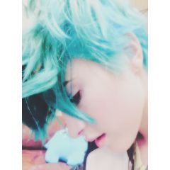 and her lips are like the galaxy's edge and her kiss; the colour of a constellation falling into place.