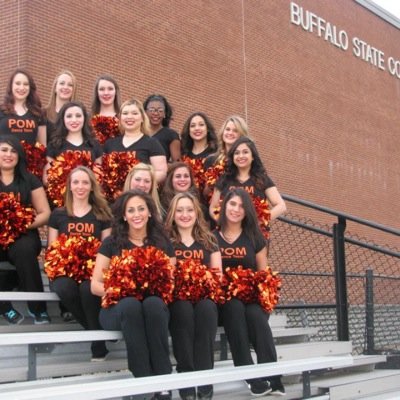 Buffalo state pom dance team is a mix of cheer and dance!