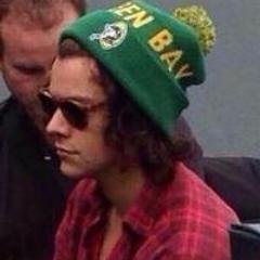 I like when he wears the Green Bay beanie.