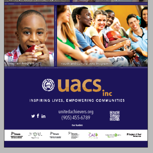 UACS Inc. is a charitable agency that provides culturally-sensitive services for  the Black & Caribbean community in the  Peel Region.  /www.unitedachievers.org