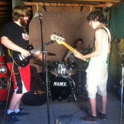 Sarren (Guitar, Vocals) Triston (Guitar) Caleb (Drums) http://t.co/fJMuJ5S5a8
