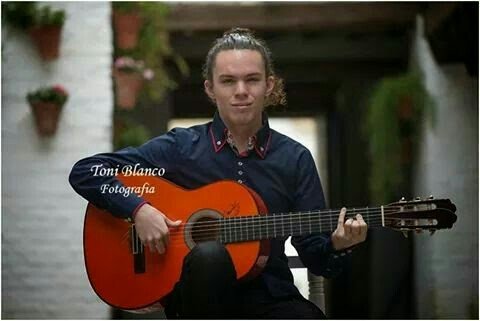 Guitarrista flamenco.